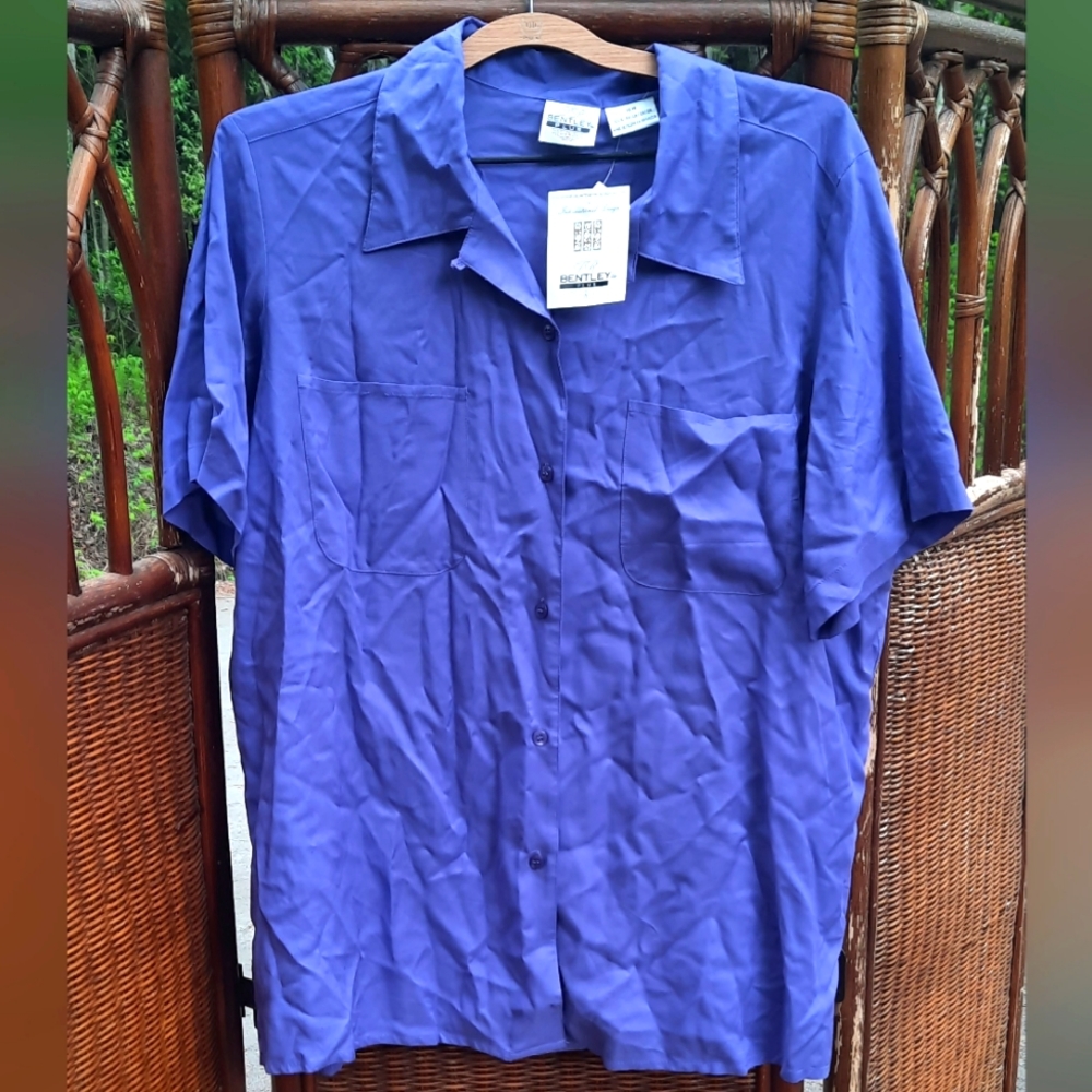 🆕️ Vintage 80s Bentley Plus Short Sleeve Shirt